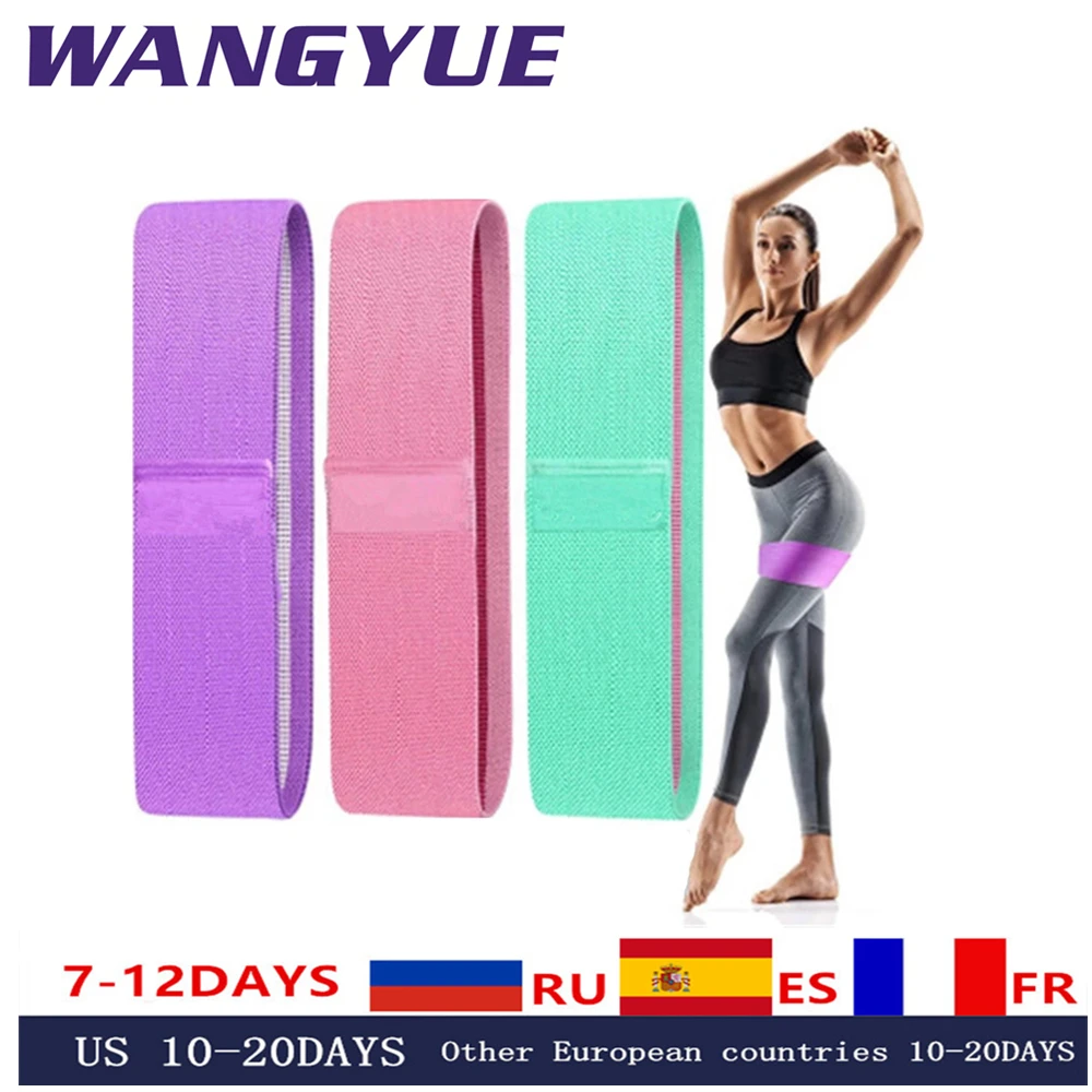 Durevole Pull Band Hip Circle Bands Yoga antiscivolo palestra Fitness resistenza fascia esercizi elastico intrecciato elastico per sollevamento