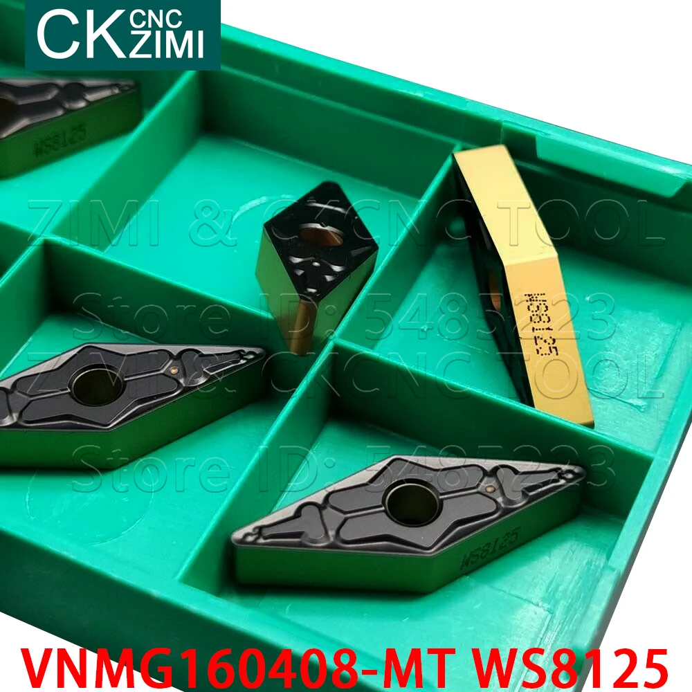 VNMG160408-MT WS8125 Carbide Turning Inserts CNC Lathe Blade Holder wood turning Insert Tool high quality VNMG 160408 for steel