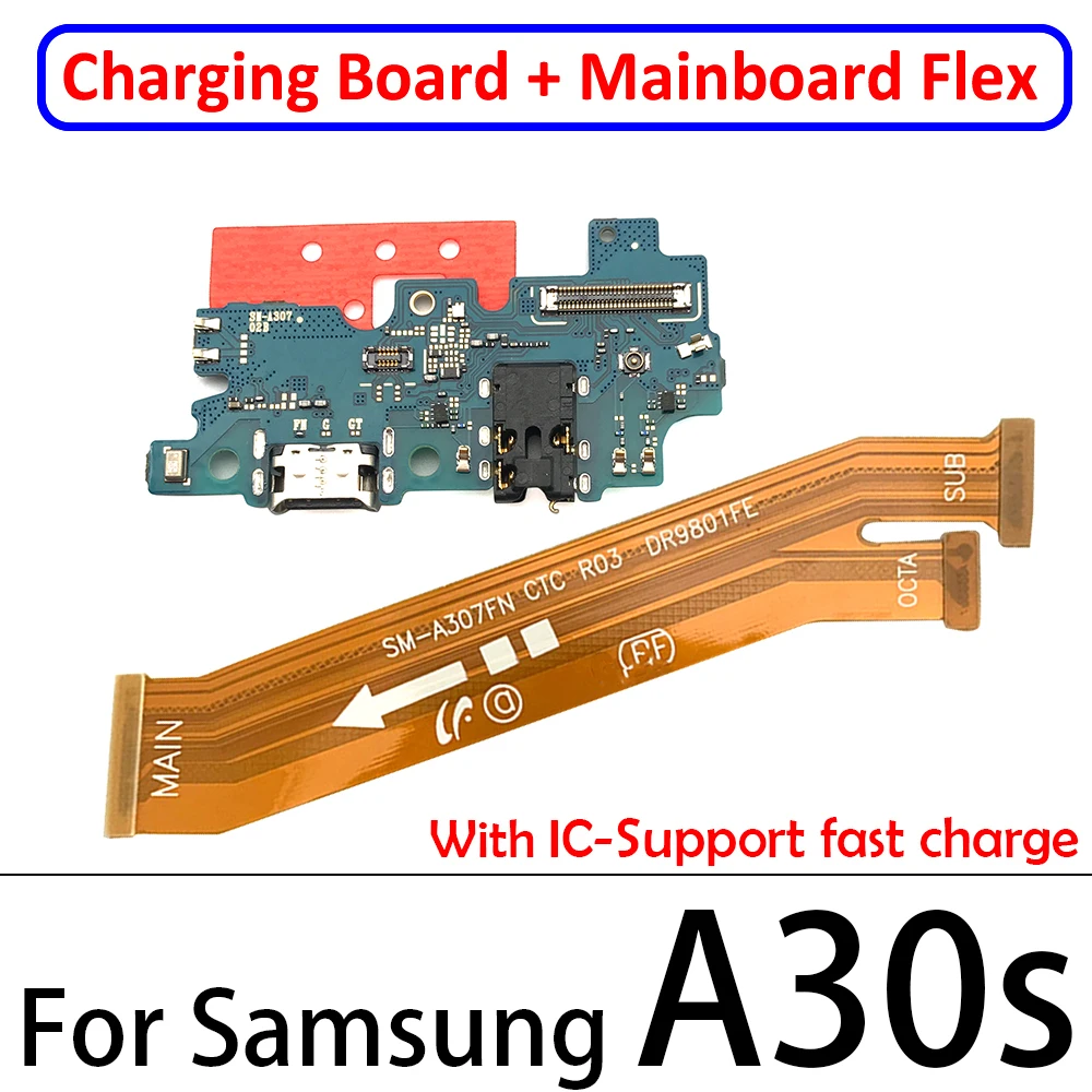 Yeni USB şarj portu dock panosu konektörü ana FPC anakart Flex kablo Samsung A10S A20S A21S A30S A50S A31 A41 A51 A71