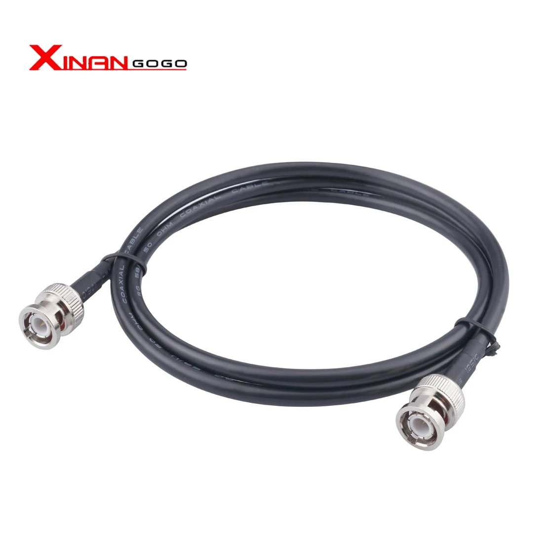 RF Coaxial Cable RG58 BNC Male to BNC Male Plug 50Ohm Crimp Connector