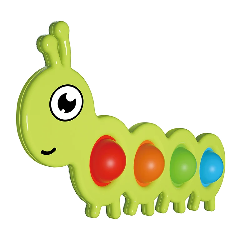 1Pcs Caterpillar Simple Dimple Cream Scented Sticky Slow Rising Press Strap Kid Decompression Stress Toy Rubber