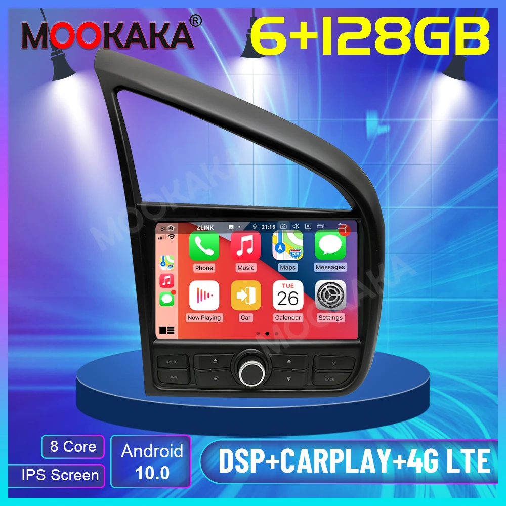 

For Audi R8 2007+ V8 2014+ V10 Android 10 6+128GB Car GPS Navigation Auto Stereo Head Unit Multimedia Player Radio Tape Recorder