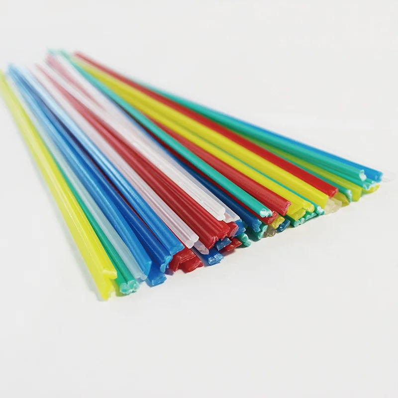 plastic welding bumper rods hot air stick auto car body repair hand tools PP clear blue yellow red PVC green garage workshop