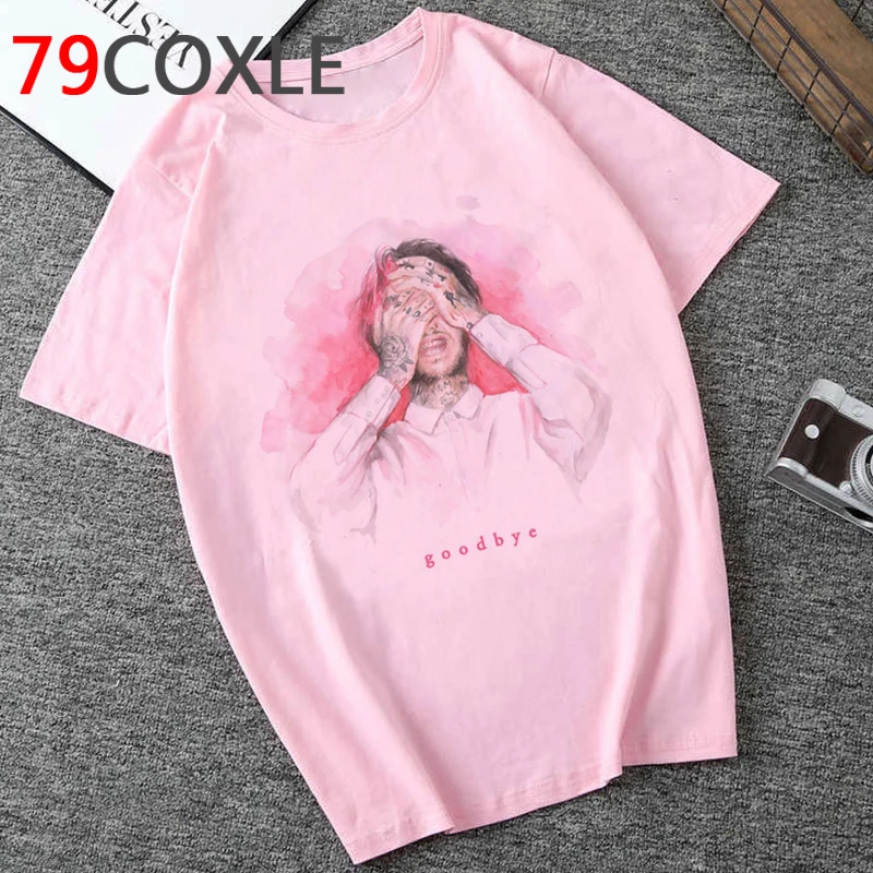 Rip Lil Peep Aesthetic Tshirt Men Lil. Peep Funny Cartoon T-shirt Unisex Cool Streetwear Graphic Tshirt Hip Hop Top Tees Male