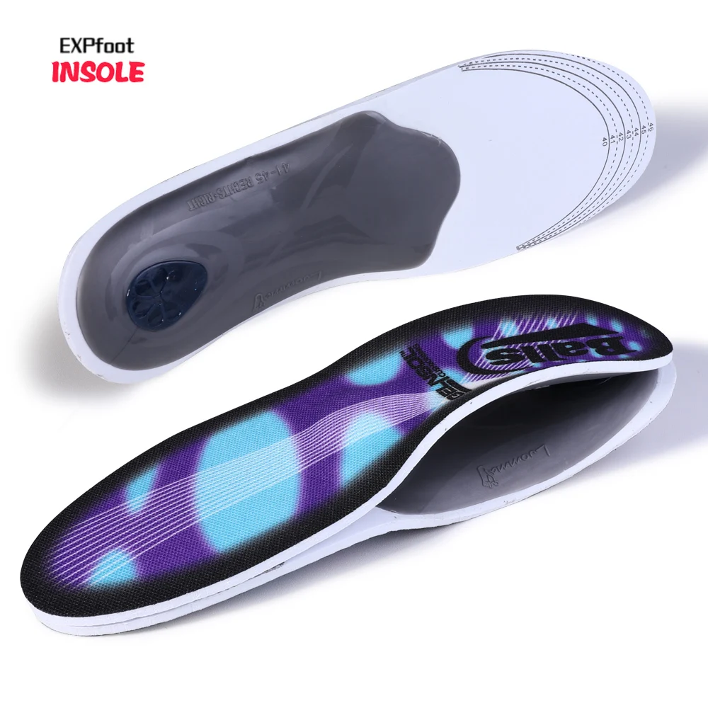 EXPfoot Orthotic Insole Mendukung Lengkung Kaki Datar Ortopedi untuk Kaki Meringankan Tekanan Udara Plantar Fasciitis Bantalan Bantalan Sisipan