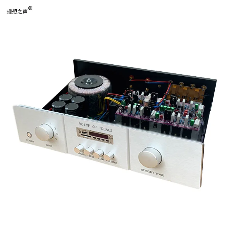 

Voice of Ideals A1 Premium high-power 600W+600W lossless Bluetooth home high-fidelity stereo HiFi amplifier 10HZ-70KHZ