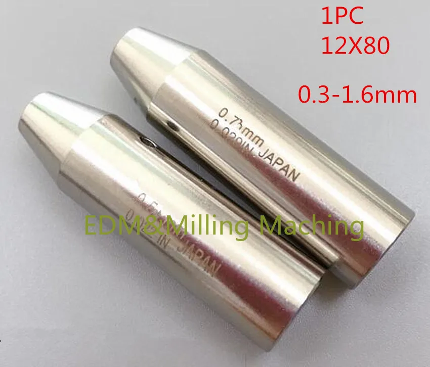 

EDM Machine Ruby Ceramic Guide 12X80mm C140D 0.3-1.6mm Guide Tube For Drill Guide For Drilling EDM Machine