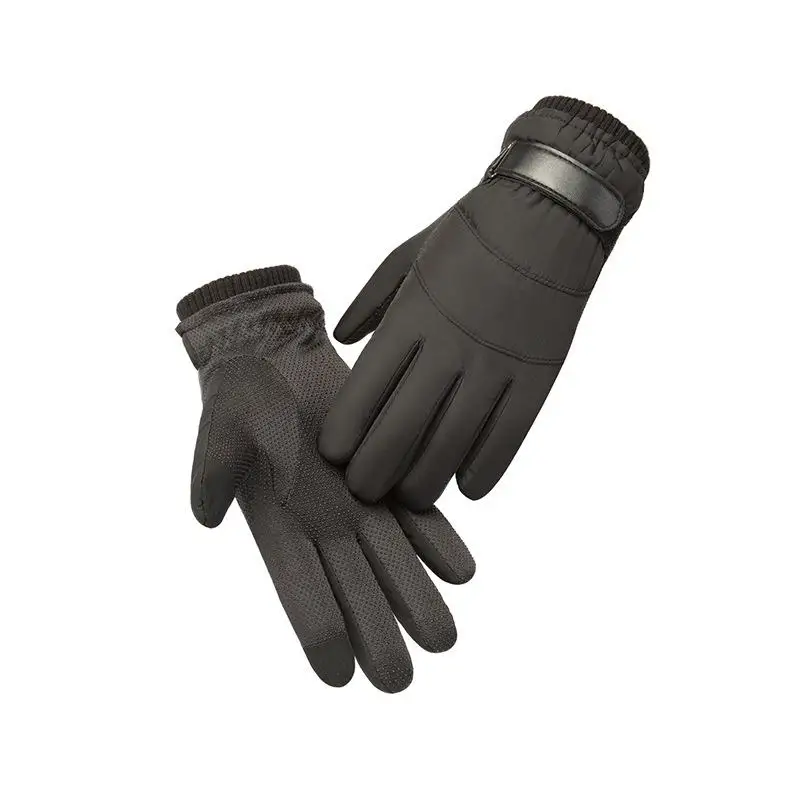 Winter Windproof and Waterproof Gloves Full Touch Screen Outdoor Riding Gloves Thick Warm Gloves