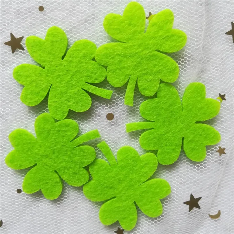 2mm Thick Felt Leaves Flowers Material Cothing Patch Accessories Handmade Sewing Decorations DIY Crafts for Kids Scrapbook Felt