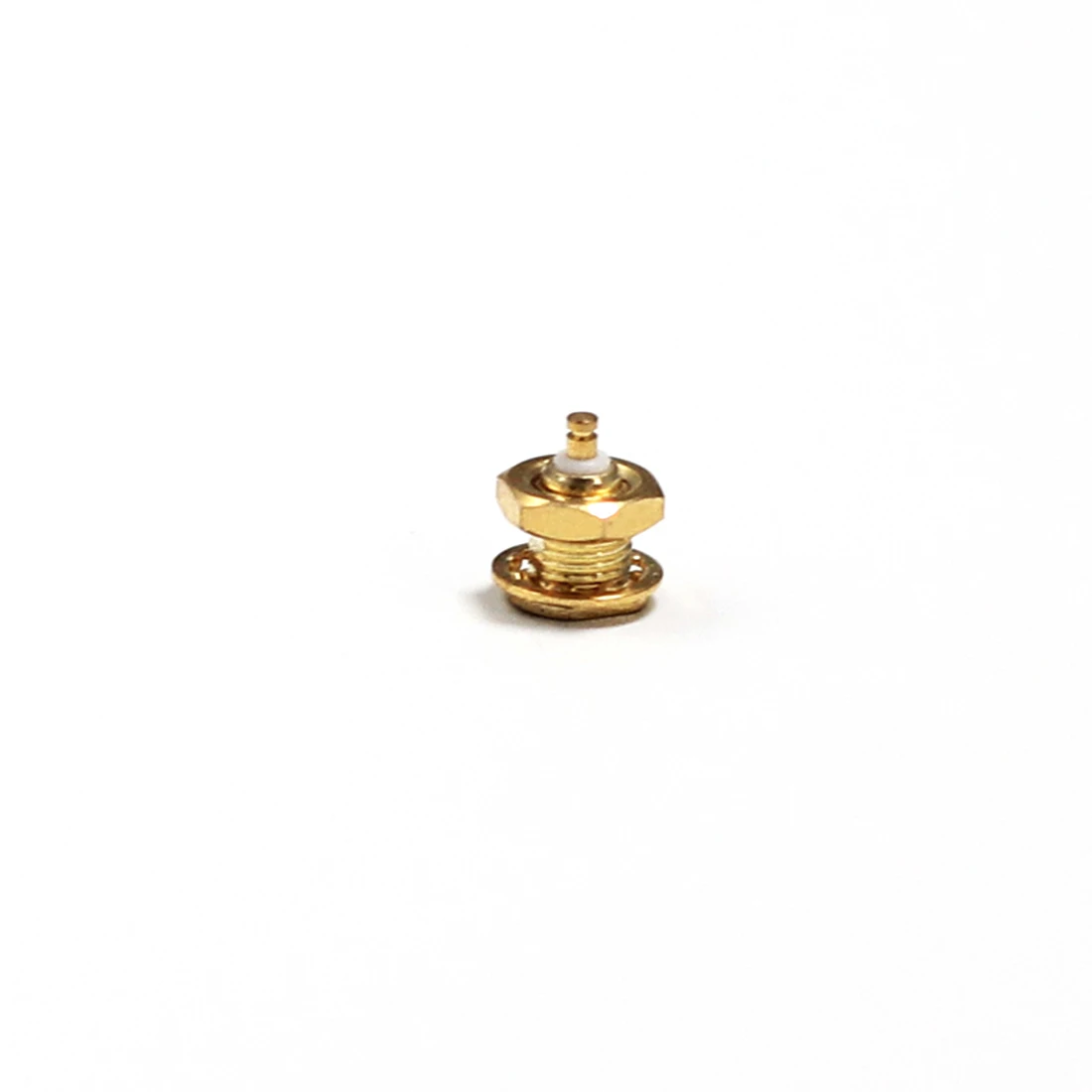 1pc  MCX  Female Jack with nut   RF Coax Connector solder post  Straight  Goldplated  NEW wholesale