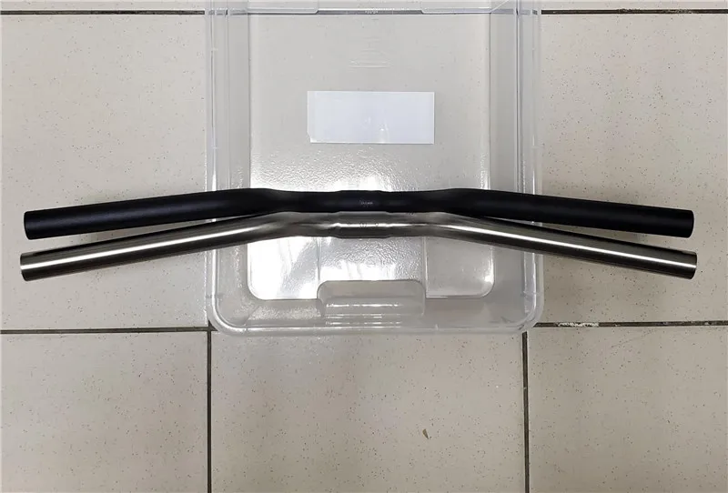 H & h-超軽量チタンハンドルバー,25.4x550mm,バータイプ超軽量,Bmpton