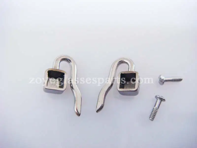 titanium nose pad arm for titanium eyeglass frame TP-21 screw on, pad arm for repairing titanium frame