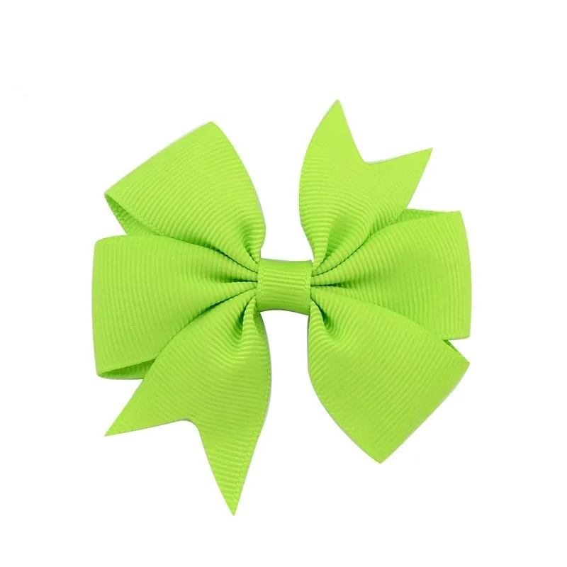 High Quality Grosgrain Ribbon Hair Bow Tie WITH/WITHOUT Clip Kids Hairpin Headwear Bowknot Accessories