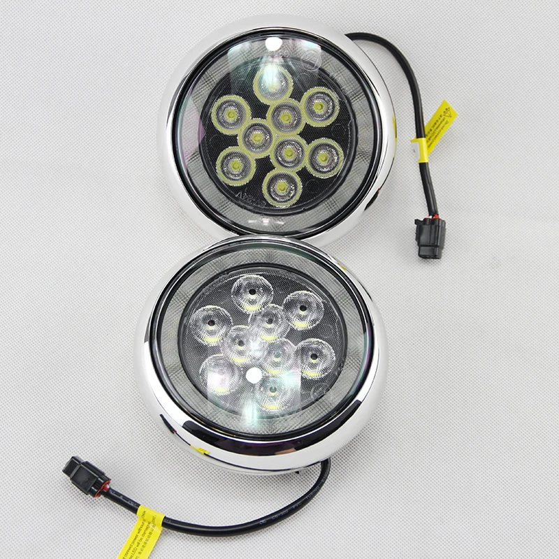 Led Front Bumper Mini Rally Light W/ DRL Halo For Mini Cooper R55 R57 R58 R60 R61 Countryman CANbus Error Free Auto Light