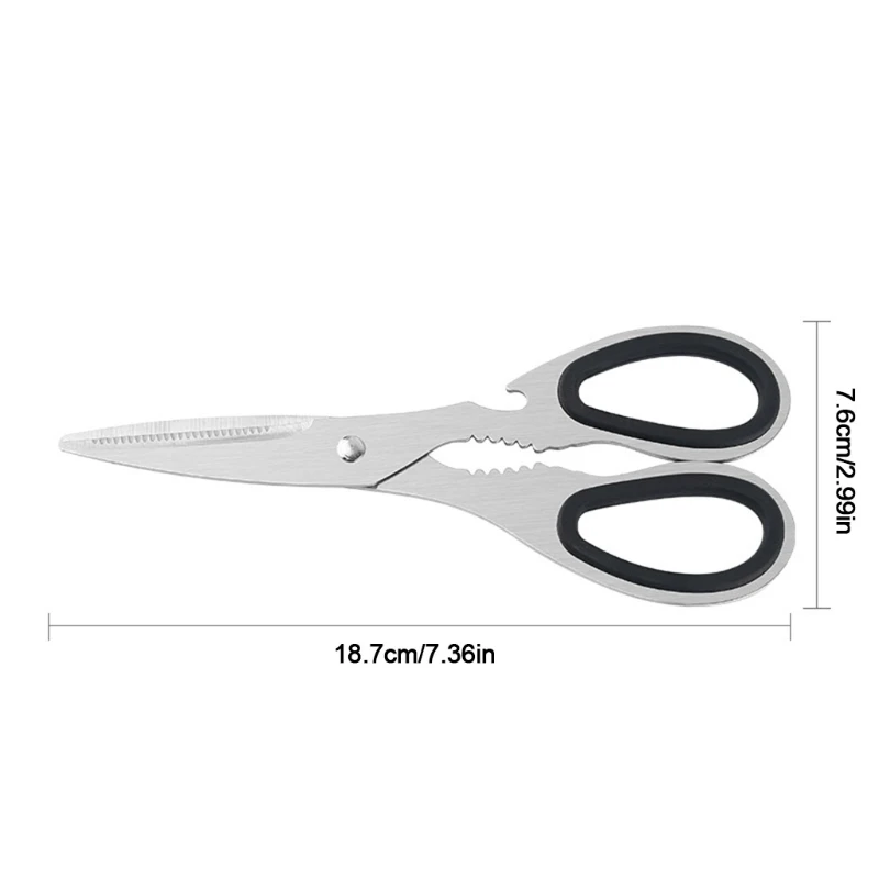 Cesoie da cucina forbici multiuso per alimenti in acciaio inossidabile Sharp forbici per alimenti in acciaio inossidabile Ultra affilate pollo