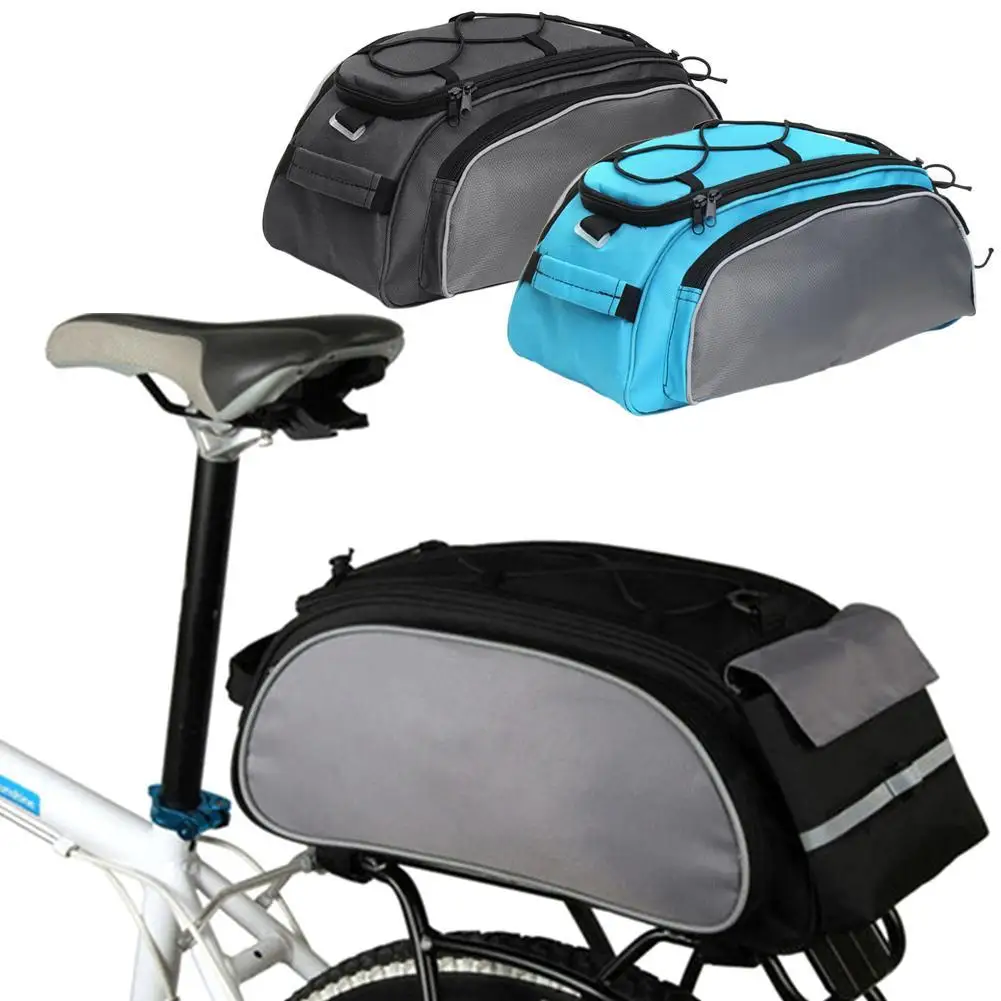 13L Mountain Road Bike Bicycle Cycling Rear Seat Rack Trunk Bag Pack Pannier Carrier Shoulder Bag Handbag  Bicycle Bags Panniers