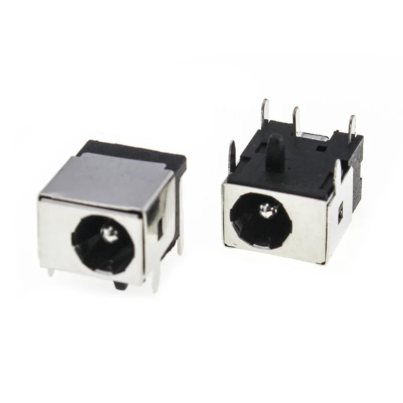 High quality DC-044A 5.5*2.1mm DC jack connector All copper DC high temperature resistant socket female 5-pin connector jack DIP