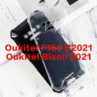 Ultra-thin Clear Phone Case For F150 Bison 2021 (B2021) Back Cover 360 Full Protection Soft Black TPU Case For F150 B2021 Etui