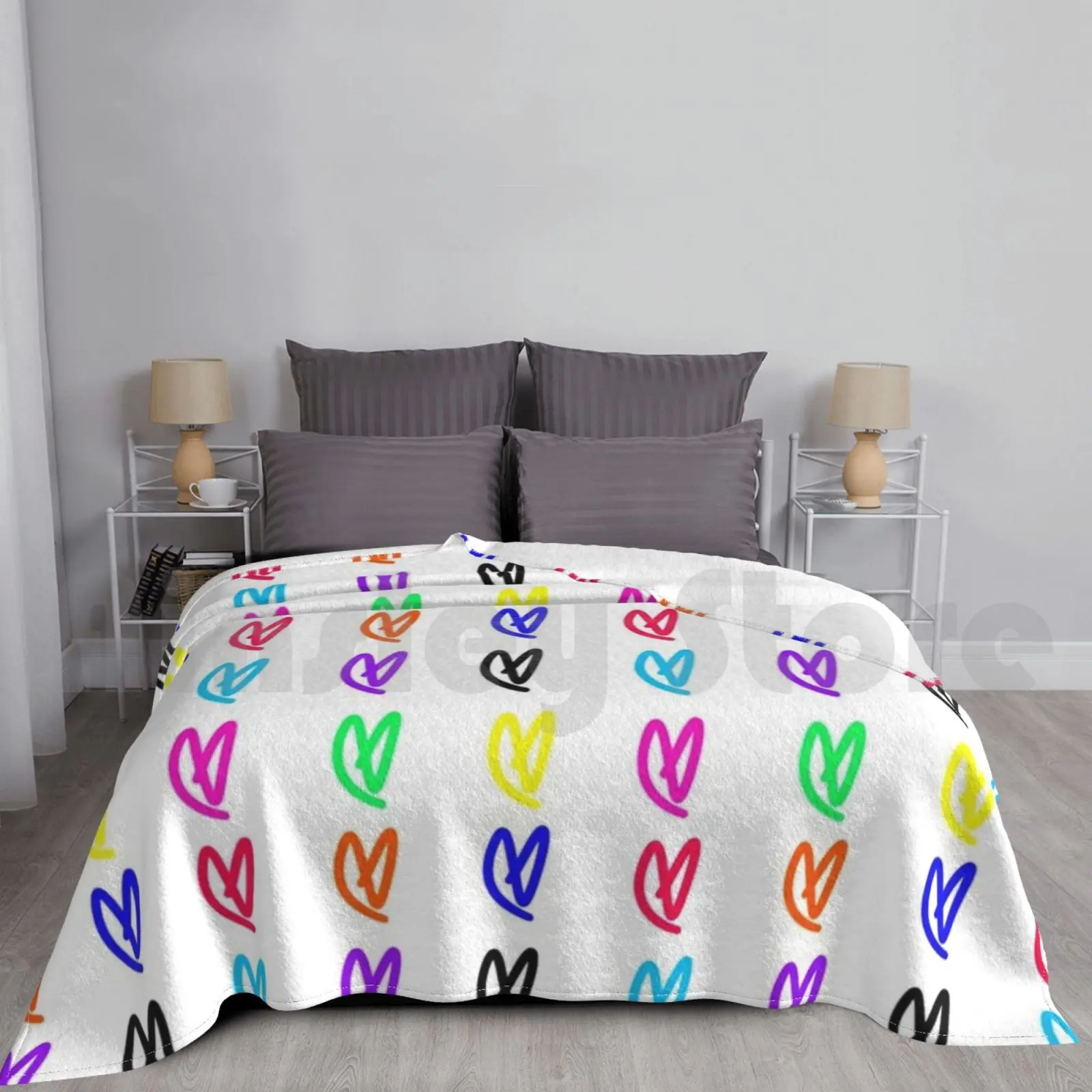 

Lovatic Heart' Blanket Fashion Custom New Fun Cool Awesome Demi Lovato Demi Lovato Lovatic Shop Lovatics