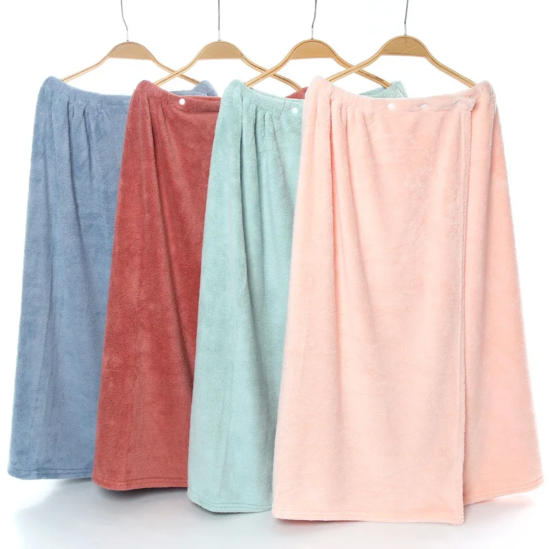 

Wearable Bath Towel Microfiber Soft Bathrobes Women Sexy Women Bathrobe Spa Hotel Home Bathroom Quick Dry Bath Towel Sleepwear