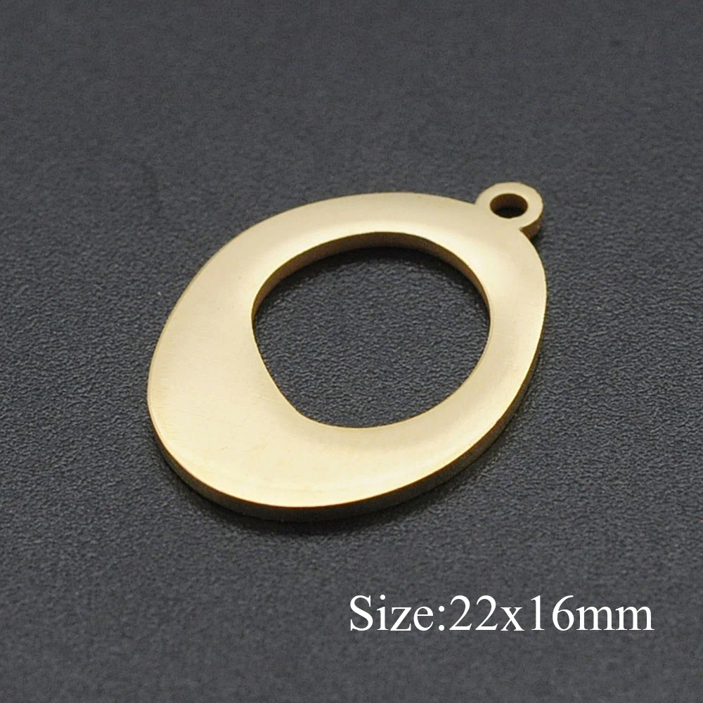 10pcs/lot 316 Stainless Steel Different Geometric DIY Earring Connectors Findings Charm Pendant Wholesale  OEM Order Accepted
