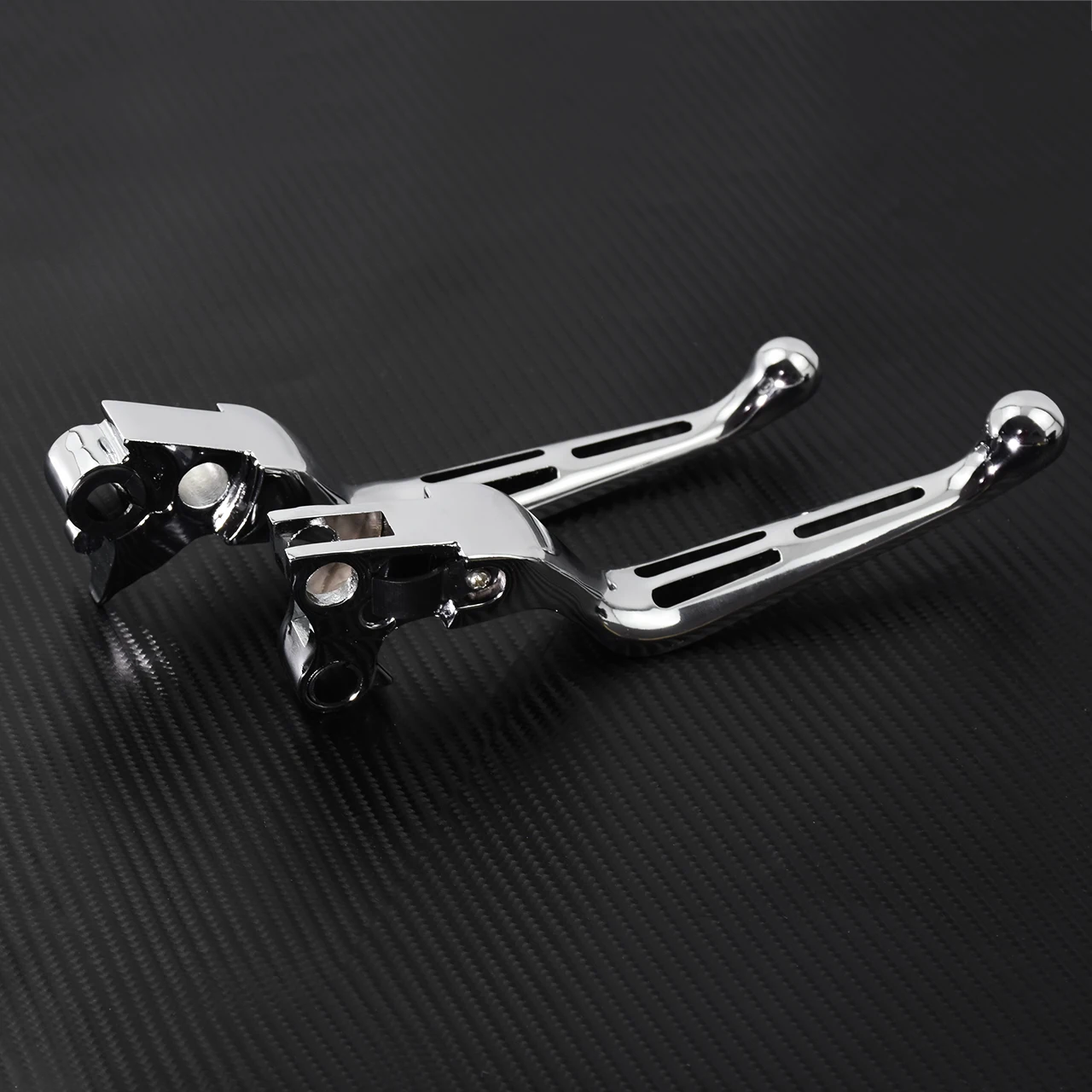 Motorcycle Chrome Brake Clutch Levers For Harley Sportster XL 883 1200 1996-2003 Dyna 1996-2007 Touring Road Glide FLHT Softail