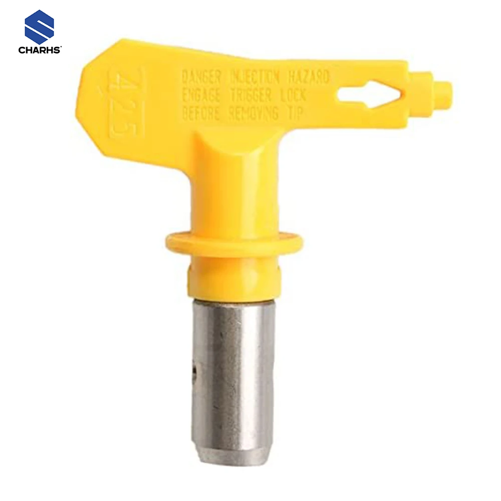 Không Cần Không Khí Bền Đen Đầu 313/411/413 Không Cần Không Khí Phun Yello Nozzle517/211 /315/409/217 Cho Áp Lực Cao xịt Bình Bơm Phun Đầu