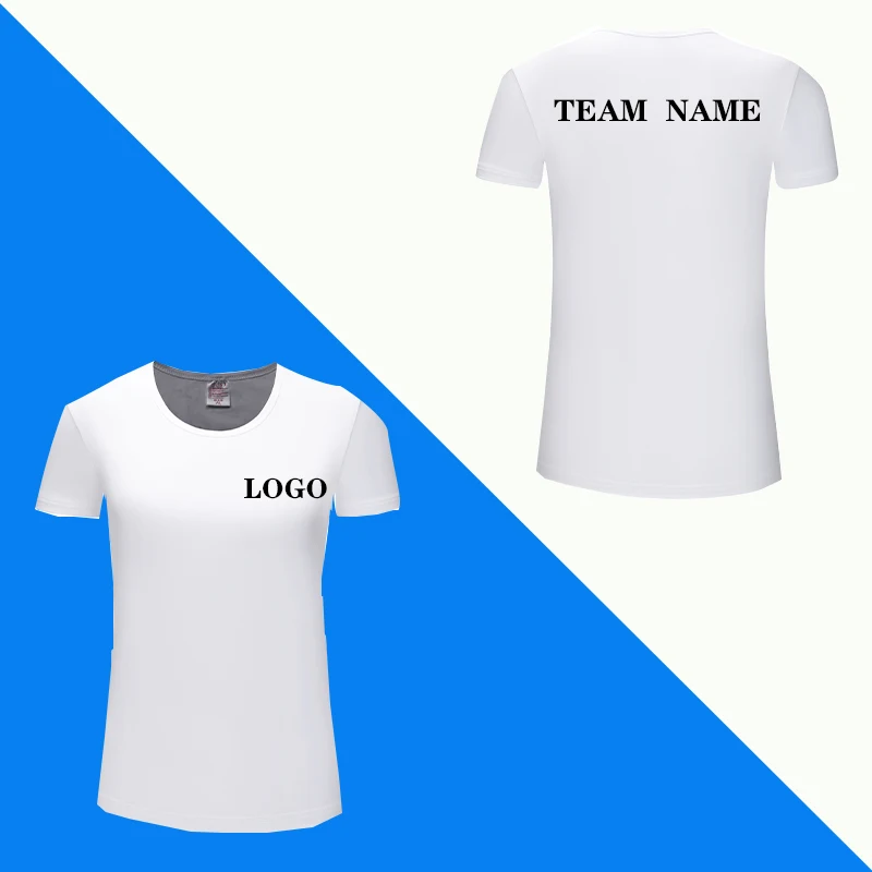 Moda novo produto high-end modal material branco camiseta senhoras high-end personalizado logotipo impressão texto da marca