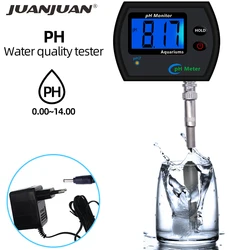 PH Meter Water Quality Monitor Online for Aquarium Multi-parameter Water Quality Monitor Online pH monitor Acidometer US/EU plug