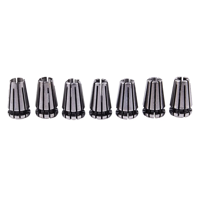 C10 Er8a 100L Collet Chuck Holder + 7Pcs Precision Er8 Spring Collet Set