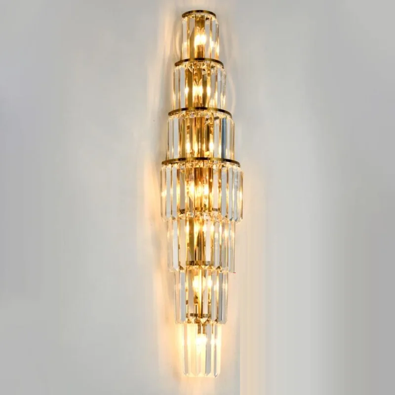 

Duplex building wall lamp villa hall hall light luxury atmosphere wall lamp hotel lobby corridor decorative lights