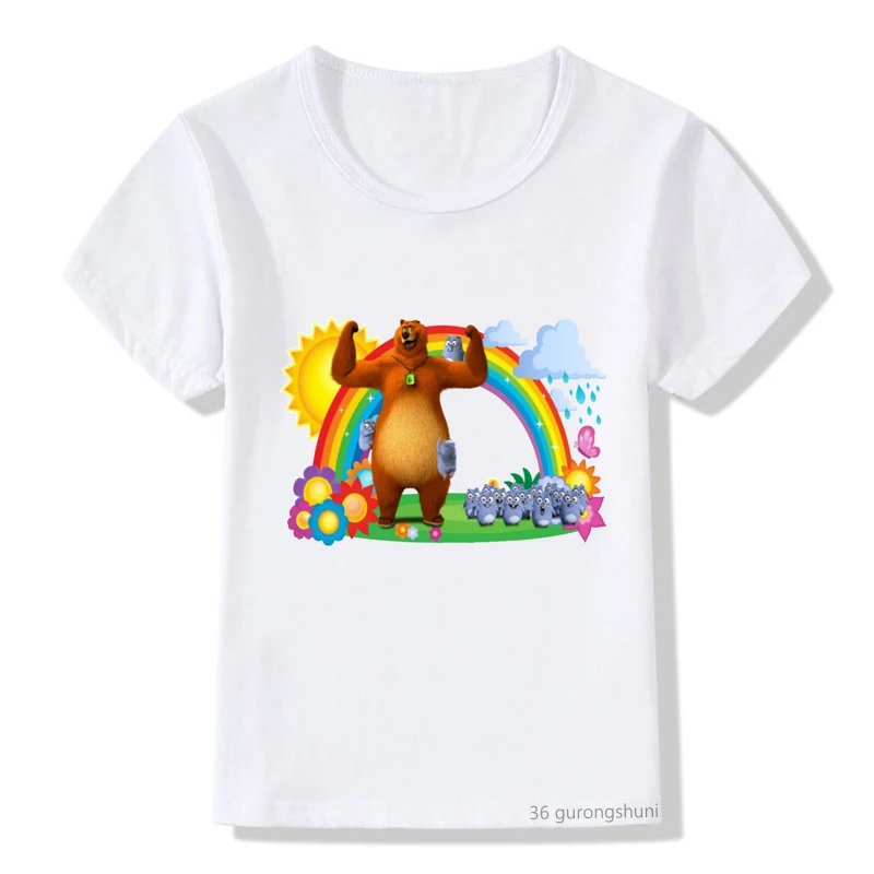 Camiseta Grizzy con oso para niños – Estampado divertido - imagen 5