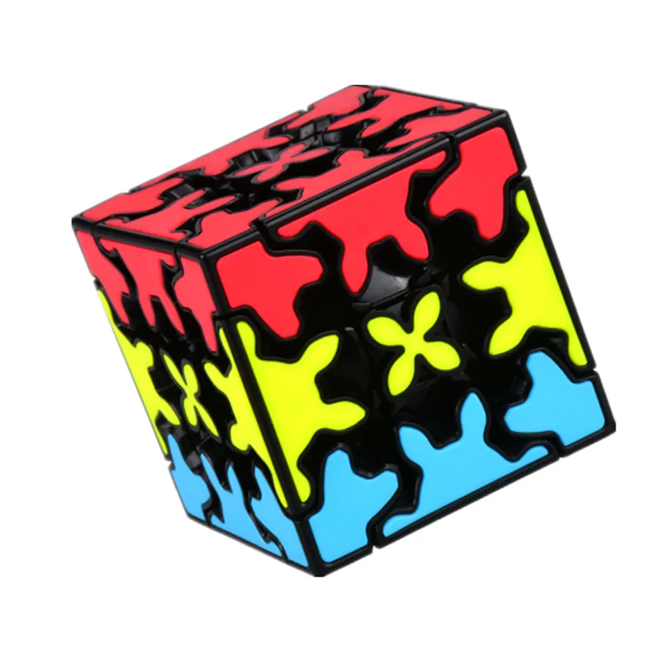Neue Qiyi Getriebe Cube 3x3x3 Getriebe Cube 3x3 Pyramide Zylinder Kugel Geschwindigkeit Würfel Pädagogisches Spielzeug für Kinder Kinder Geschenk Spielzeug