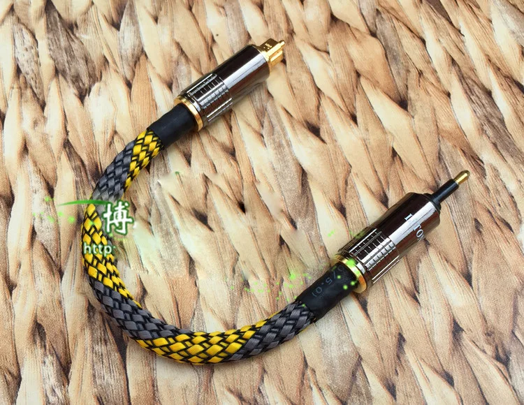 Cable de Audio de fibra óptica, reproductor Digital sin pérdidas, cuadrado a Redondo, 3,5mm, para D50, D100, PHA-3, HDVD800