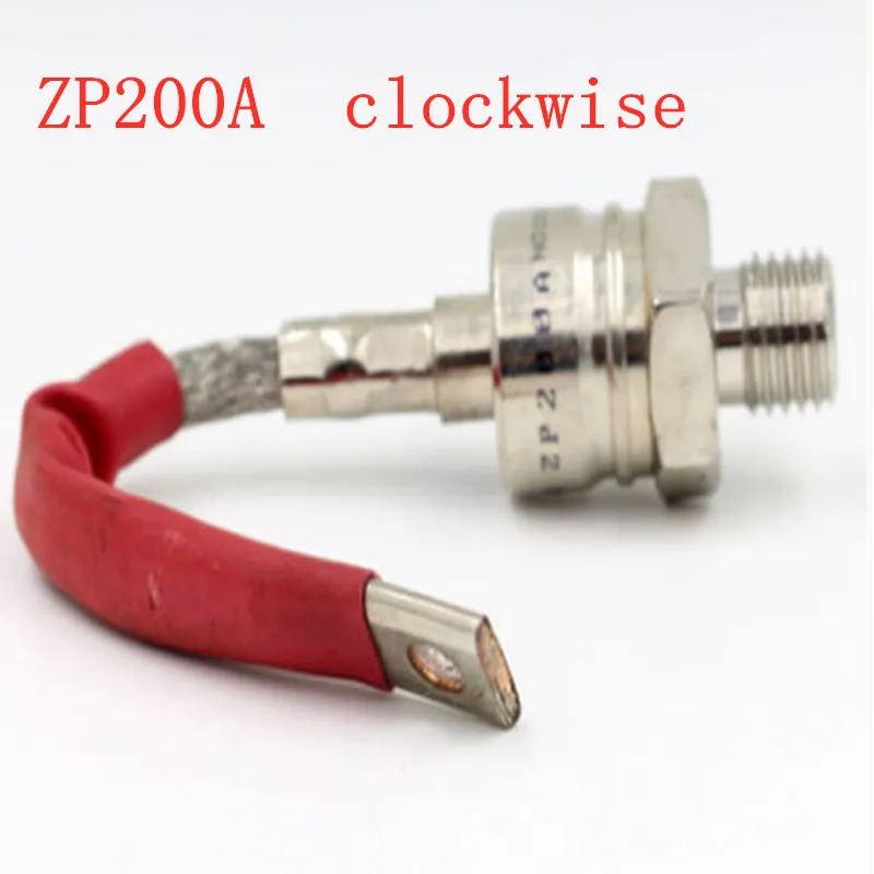 ZP200A 1000V Bolt Type Spiral Diode Ordinary Rectifier Clockwise