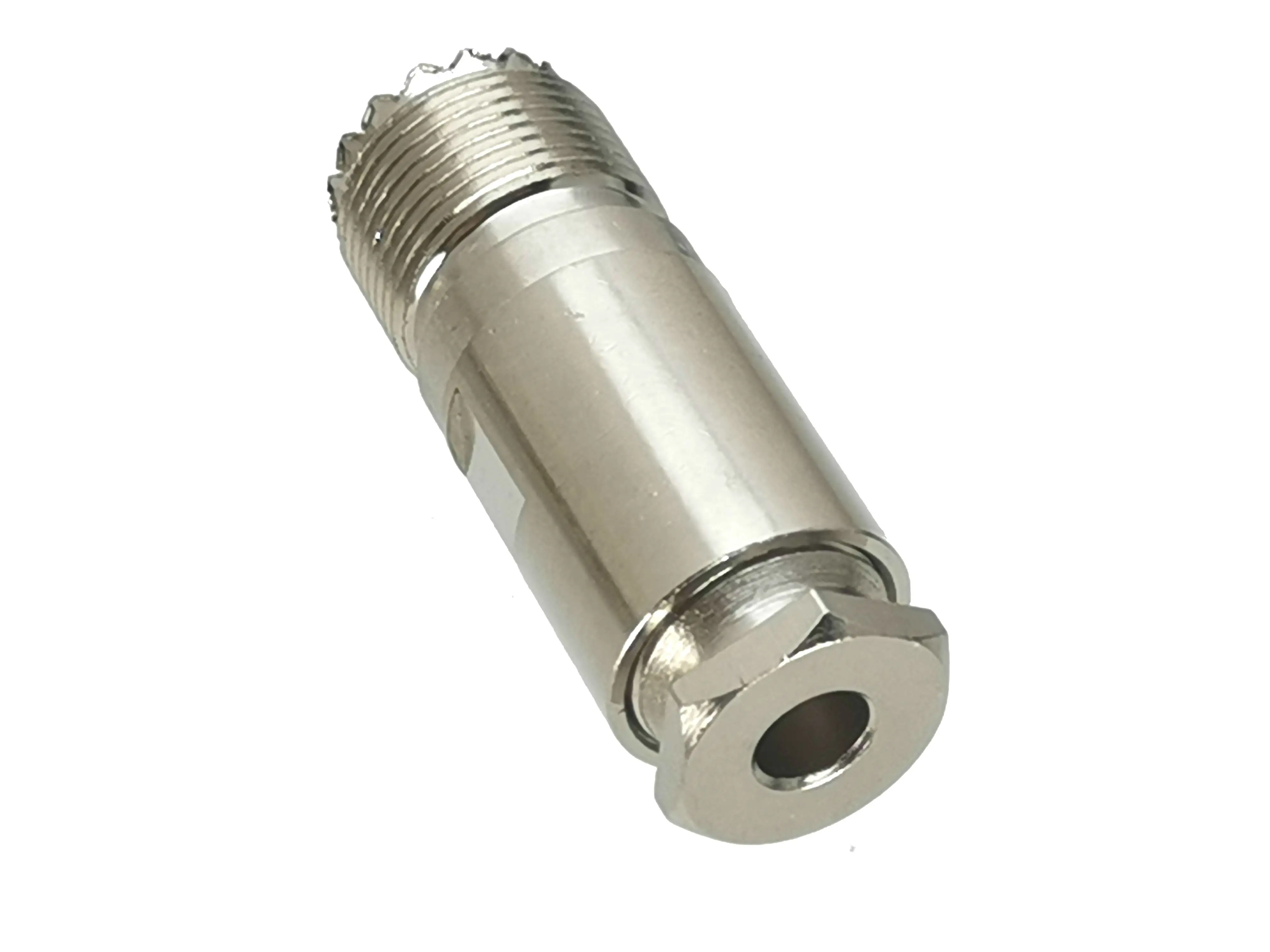 1Pcs UHF SO239 female jack clamp RG58 RG142 LMR195 RG400 Cable RF Coaxial connector