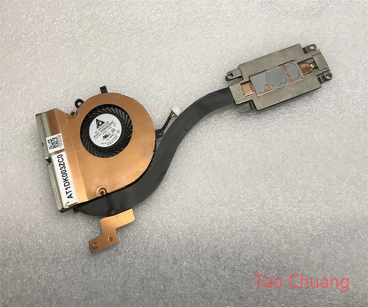 FOR DELL latitude E7270 E7260 CPU fan radiator cooling copper pipe 0GJP2H GJP2H 0R37F7