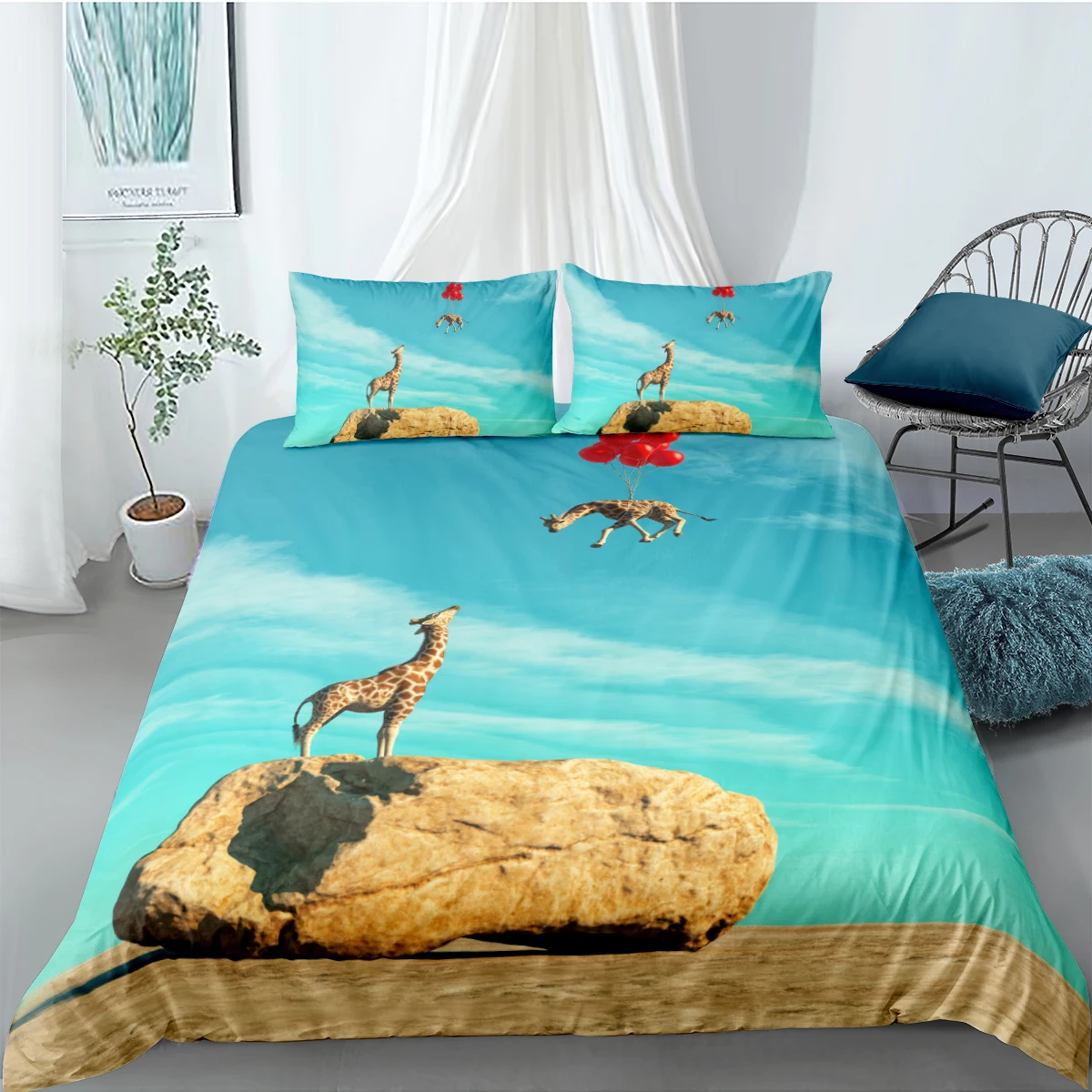 3D Black Bedclothes Deer Duvet Cover Sets Merry Christmas Bed Linen Pillow Sham King Queen Super King Twin Full Size 160*220cm