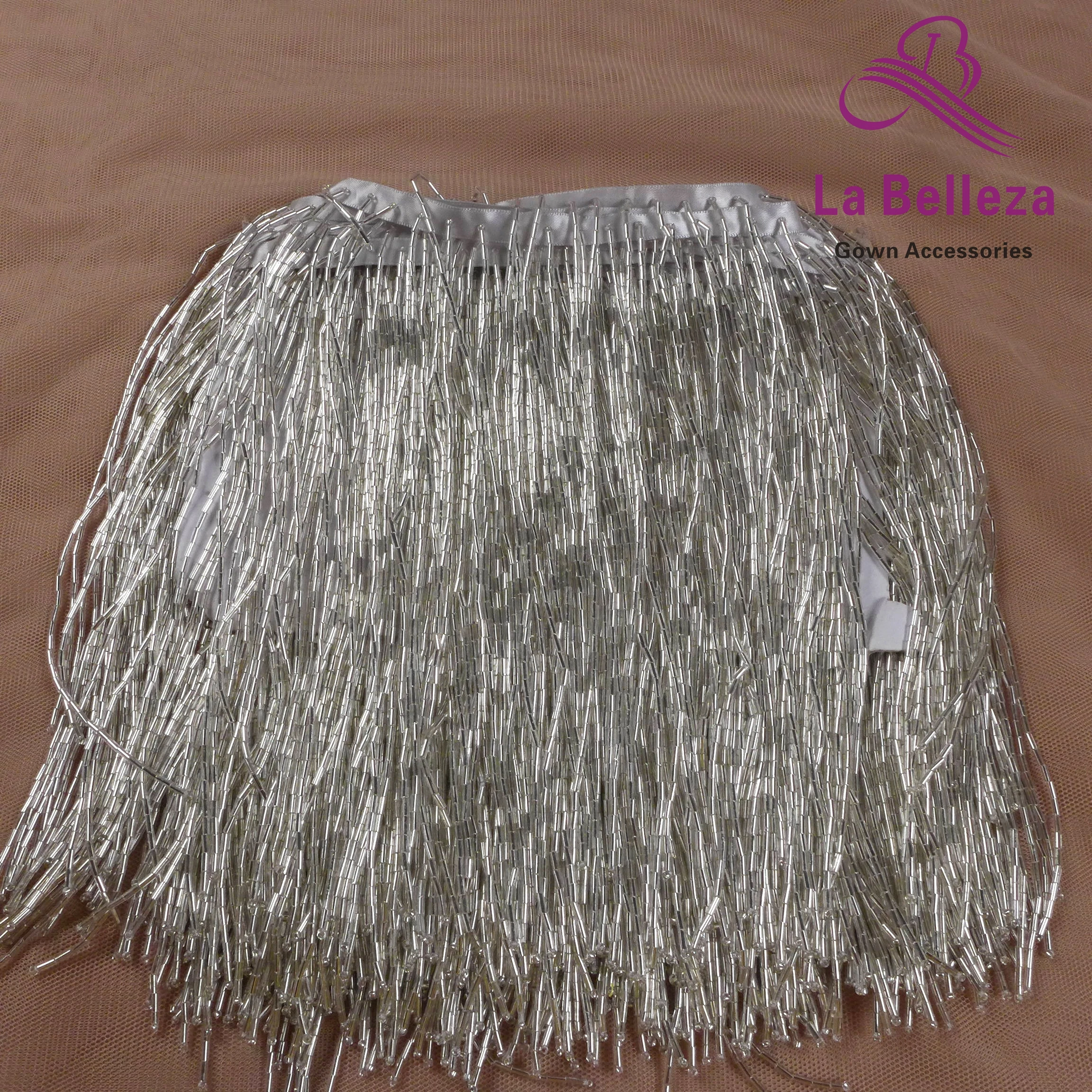 

5.5yards New fashion silver/gold/black beads tassel fringe 15cm width for decoration dress/fashion designer