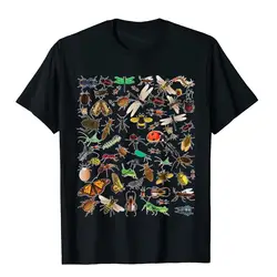 Womens Cool Lots Of Bugs Funny Insect Lover Entomologist Boy T-Shirt Men Tops & Tees Family Cotton Personalized 3D Style Men's