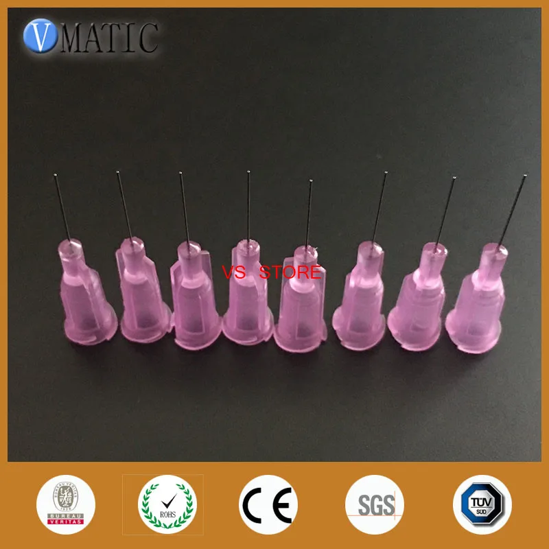 

Free Shipping Non Sterilized 0.5" Length 100 Pcs 30G Dispensing Dispense Tips Liquid Glue Dispense Needles 1/2 Inch