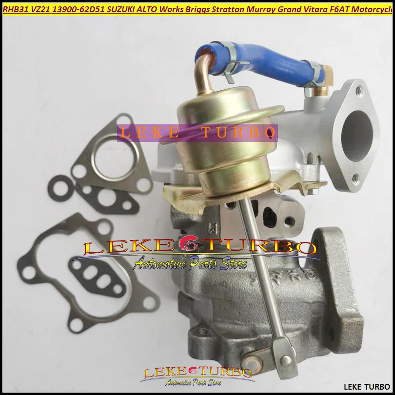 Free Ship Turbocharger RHB31 VZ21 13900-62D51 Turbo For SUZUKI 4JF1 Jimny Grand Vitara Mini 500-660cc K6A Motorcycle QUAD RHINO