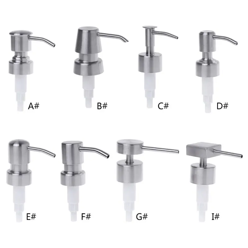 8 models Liquid Soap Dispenser Press Head Lotion Pump Bottle Nozzle Dispenser Replacement Jar Tube  Drop Ship