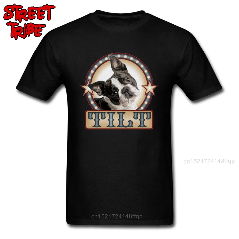 Head Tilt T-shirt Lovely Men T Shirt Shepherd dog Print Tshirt Custom 3D Thanksgiving Day Gift Top Tees Swag Streetwear Pit Bull