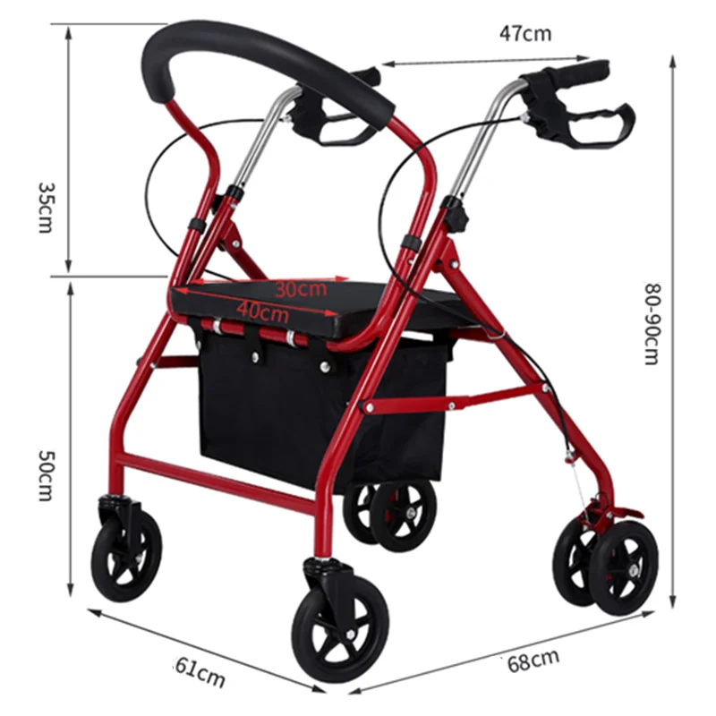 JayCreer  Steel Rollator Walker