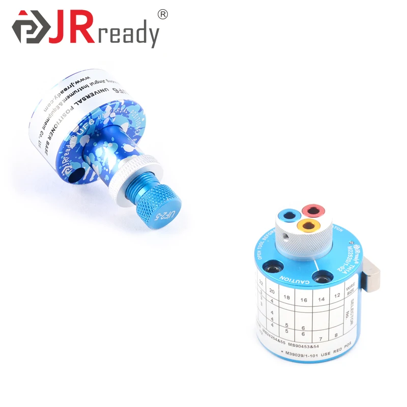 JRready UF6-UF2-5 Universal Stellungs Kopf M22520/1-05 Für M22520/1-01 Vier-gedankenstrich Hand draht Crimp Werkzeug – Detail 8