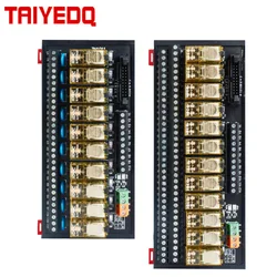 Intermediate Relay Module Trigger Relay Output Control Board Module Relay Module 4/8/10/12/16 way Switch PNP NPN PLC