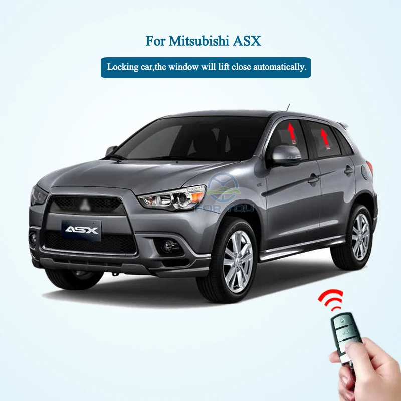 FORYOU Samochodowy automatyczny inteligentny moduł zamknięcia do Mitsubishi ASX 2011-2016/Lancer z kierownicą po lewej stronie