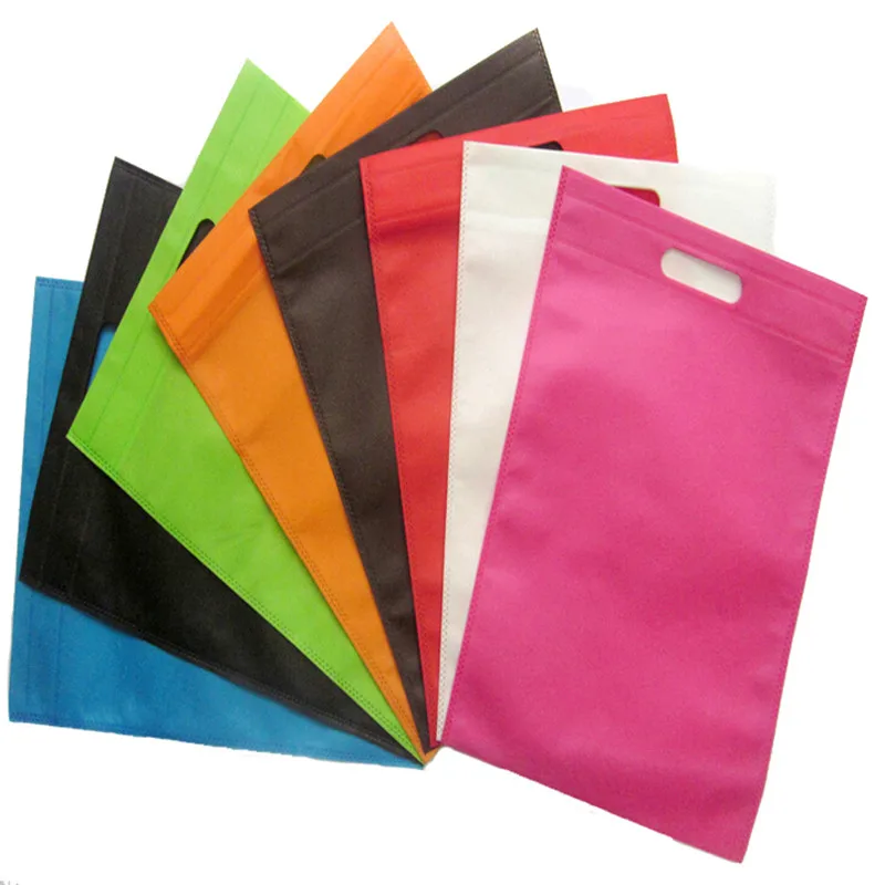 20 pcs Wholesales reusable non woven shopping bags/ promotional new year  festival party  bags accept customize LOGO