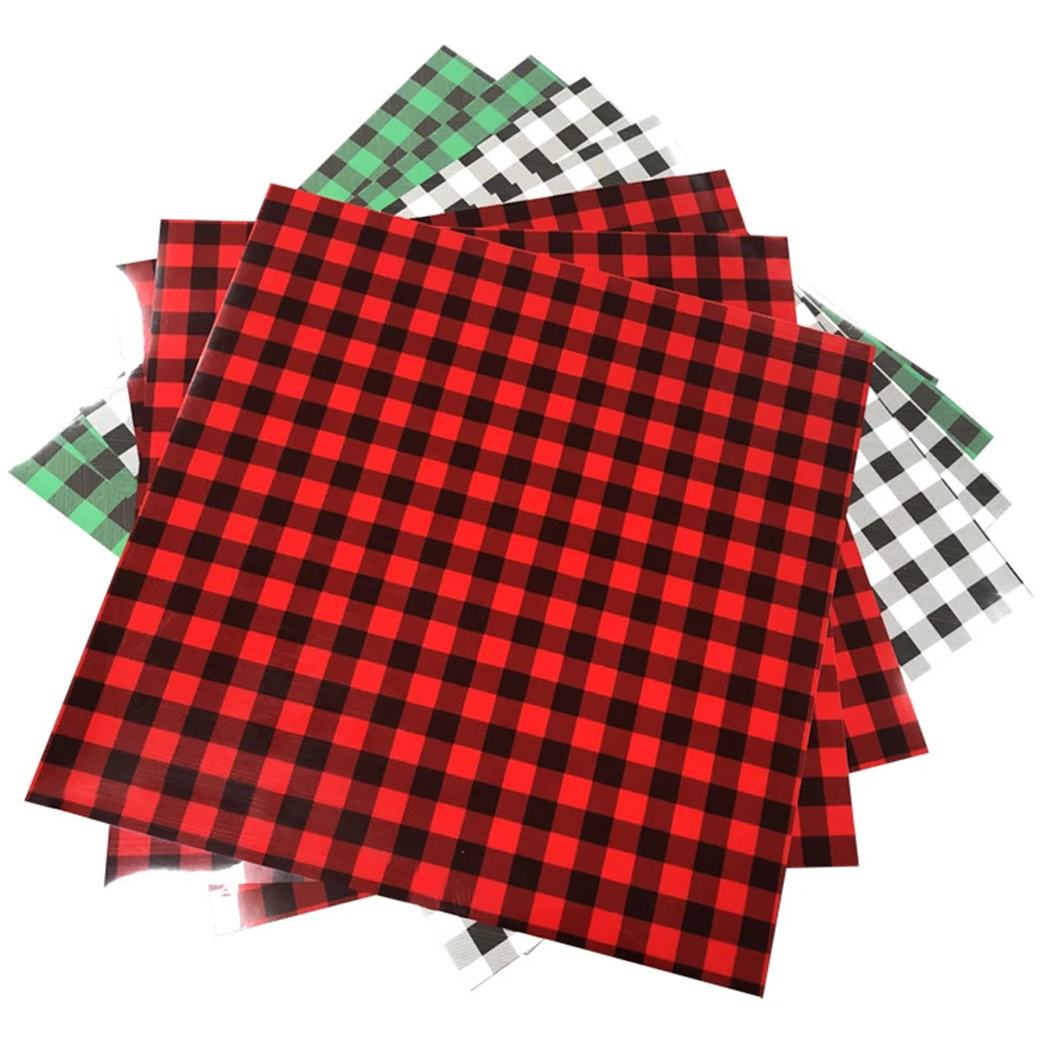 Buffalo Plaid HTV Heat Transfer Vinyl 12